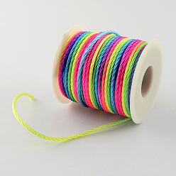 Colorful Nylon Thread, Colorful, 1.5mm, 50yards/roll(150 feet/roll)