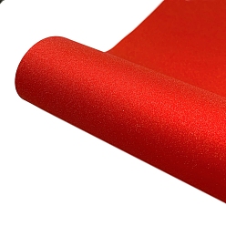 Red Waterproof Permanent Self-Adhesive Opal Vinyl Roll for Craft Cutter Machine, Office & Home & Car & Party  DIY Decorating Craft, Rectangle, Red, 30.5x25x0.04cm