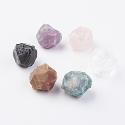 Смешанные камни Грубые сырые натуральные драгоценные камни, самородки, 12~24x11~24x9~22 мм