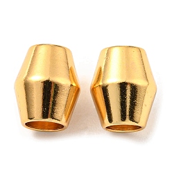 Oro 201 bolas de acero inoxidable, bicono, dorado, 9x7.3 mm, agujero: 4 mm