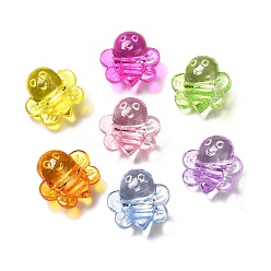 Mixed Color Transparent Acrylic Beads, Bees, Mixed Color, 25.5x25x12.5mm, Hole: 2.5mm, about 160pcs/500g
