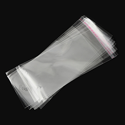 Clear OPP Cellophane Bags, Rectangle, Clear, 17.5x7cm, Hole: 8mm, Unilateral Thickness: 0.035mm, Inner Measure: 12x7cm