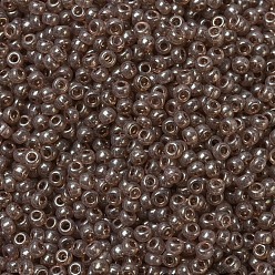 (RR310) Peach Topaz Gold Luster MIYUKI Round Rocailles Beads, Japanese Seed Beads, 11/0, (RR310) Peach Topaz Gold Luster, 2x1.3mm, Hole: 0.8mm, about 5500pcs/50g