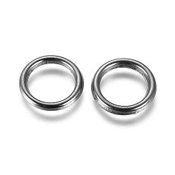 Черный Цвет Металла Пластиковые соединительные кольца ccb, кольцо, металлический черный , 12x2 мм, внутренний диаметр: 8.5 мм