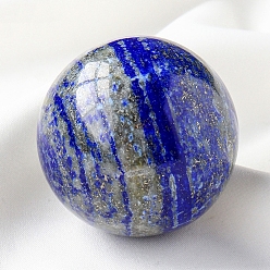 Lapislázuli Bola de cristal de lapislázuli natural, Decoraciones de exhibición de piedras de energía reiki para la curación., meditación, brujería, 40 mm