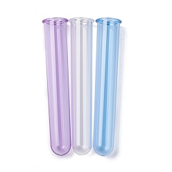 Mixed Color Acrylic Test Tubes, for Plant Propagation Hydroponic Plants, Mixed Color, 122.5x24mm, Inner Diameter: 17mm
