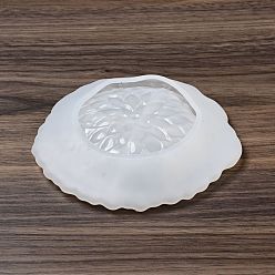 Белый Силиконовые формы для подноса для посуды своими руками, формы для хранения, для уф-смолы, изготовление изделий из эпоксидной смолы, белые, 114x110x21 мм