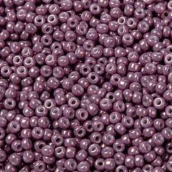 (RR1867) Opaque Dark Orchid Luster MIYUKI Round Rocailles Beads, Japanese Seed Beads, 8/0, (RR1867) Opaque Dark Orchid Luster, 8/0, 3mm, Hole: 1mm, about 2111~2277pcs/50g