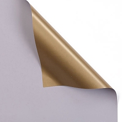 Светло-серый 20 листы водонепроницаемой подарочной упаковочной бумаги, квадратный, сложенный букет цветов украшение оберточной бумаги, светло-серый, 560x550 мм
