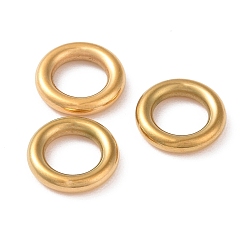Doré  304 anneau de liaison en acier inoxydable, anneau, or, 10x2.1mm, diamètre intérieur: 6 mm