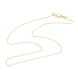 Золотой Латунные кабельные цепи ожерелья, долговечный, из нержавеющей стали застежками омаров коготь, золотые, 17.79 дюйм (45.2 см)