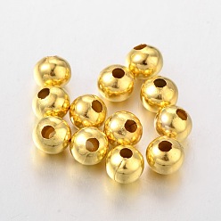 Золотой Золотые, 8 мм, отверстие : 2.5~3 мм