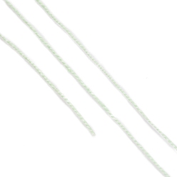 Светло-зеленый 21s/2 8# хлопковые нитки для вязания крючком, мерсеризованная хлопковая пряжа, для ткачества, вязание крючком, светло-зеленый, 1 мм, 50 г / рулон