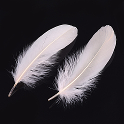 Misty Rose Goose Feather Costume Accessories, Dyed, Misty Rose, 135~165x38~48mm, about 500pcs/bag