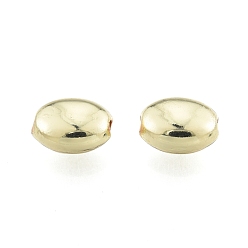 Light Gold Perles en alliage, sans cadmium et sans plomb, ovale, or et de lumière, 8x6x4mm, Trou: 1.2mm