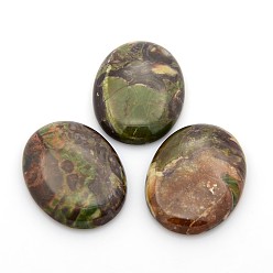Autres Jaspes Cabochons de pierres fines naturelles, ovale, autre jaspe, 40x30x7~9mm