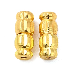 Golden Brass Screw Clasps, Golden, 10x4mm, Hole: 1mm