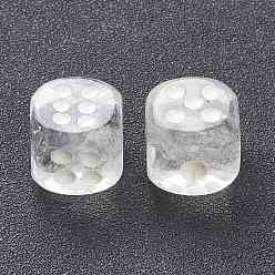 Cristal de Quartz Cabochons en cristal de quartz naturel, cabochons en cristal de roche, dés, 15x15x15mm