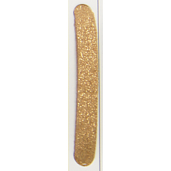 Золотистый Корейские искусственная замша шнур, искусственная замшевая кружева, с ПУ кожаный, золотые, 3x1.5 мм, около 100 ярдов / рулон (300 футов / рулон)