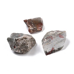 Sanguinaria Bloodstone perlas naturales africanos, sin agujero / sin perforar, pepitas, 29~45x30~41x15~29 mm, sobre 3~4 unidades / bolsa