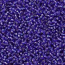 (28) Silver Lined Cobalt TOHO Round Seed Beads, Japanese Seed Beads, (28) Silver Lined Cobalt, 11/0, 2.2mm, Hole: 0.8mm, about 5555pcs/50g