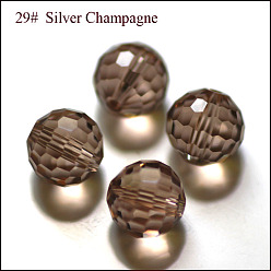 BurlyWood Imitación perlas de cristal austriaco, aaa grado, facetado (96 facetas), rondo, burlywood, 8 mm, agujero: 0.9~1 mm