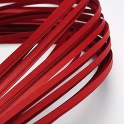 Red Quilling Paper Strips, Red, 390x3mm, about 120strips/bag