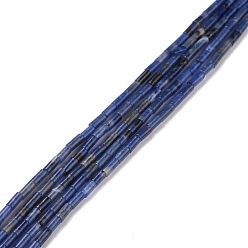 Sodalite Natural Sodalite Beads Strands, Undyed, Column, 3.8~4.3x2.4mm, Hole: 0.9mm, about 87pcs/strand, 14.88~15.12 inch(37.8~38.4cm)