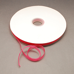 Cerise Nylon Organza Ribbon, Cerise, 3/8 inch(9~10mm), 200yards/roll(182.88m/roll)