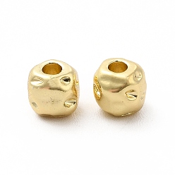Light Gold Perles en alliage, plaqué longue durée, sans cadmium et sans plomb, forme irrégulière, or et de lumière, 5x5x5mm, Trou: 1.5mm