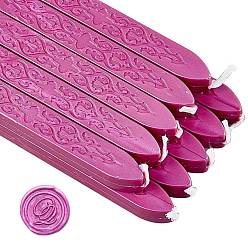 Серо-розавый Сургучные палочки, с фитилями, для сургучной печати, увядшая роза, 91x12x11.8 мм