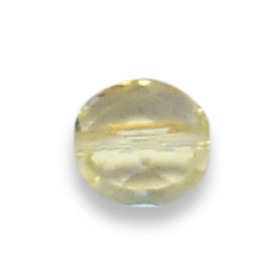 Jaune Clair Facettes polyèdre imitation cristal autrichien rangées de perles, grade de aaa, jaune clair, 10mm, Trou: 0.9~1mm, Environ 40 pcs/chapelet, 15.7 pouce