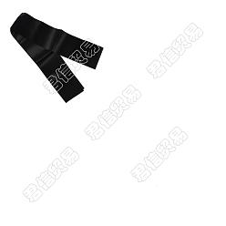 Noir Craspire 8pcs ceintures de satin vierges, bretelles, pour la ceinture de reconstitution historique uni bricolage, accessoires de décoration de fête, noir, 160x95x0.1mm