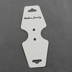 WhiteSmoke Cardboard Bracelet Display Cards, WhiteSmoke, 108x44x0.3mm