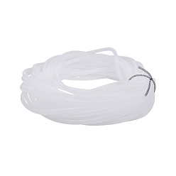 Blanco Cordón de hilo de rosca neto plástico, blanco, 8 mm, 30 yardas / paquete