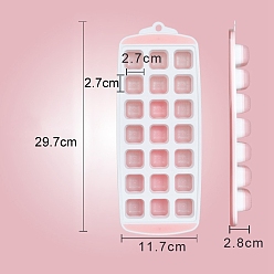 Pink DIY Silicone Molds, Resin Casting Molds, For UV Resin, Epoxy Resin Jewelry Making, Pink, 297x117x28mm