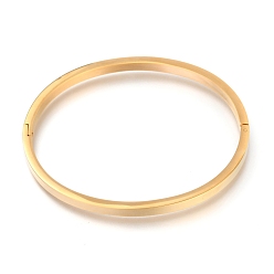 Золотой 304 браслеты из нержавеющей стали, штамповка пустой метки, золотые, внутренний диаметр: 2-1/8 дюйм (5.7x4.8 см)