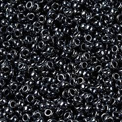 (RR451) Gunmetal MIYUKI Round Rocailles Beads, Japanese Seed Beads, 15/0, (RR451) Gunmetal, 1.5mm, Hole: 0.7mm, about 27777pcs/50g