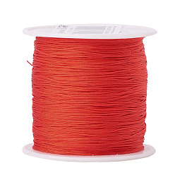 Red Nylon Thread, Red, 0.5mm, about 147.64yards/roll(135m/roll)