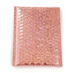 PeachPuff Laser Film Package Bags, Bubble Mailer, Padded Envelopes, Rectangle, PeachPuff, 24x15x0.6cm