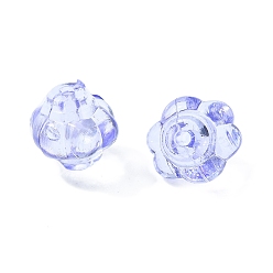 Lilas Perles acryliques transparentes, lanterne, lilas, 8.5x10x9.5mm, Trou: 1.5mm, environ1290 pcs / 500 g