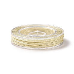 Floral White Nylon Thread for Jewelry Making, Floral White, 0.8mm, about 7.65~9.84 yards(7~9m)/roll