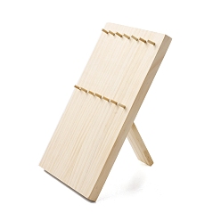 Bois Solide Porte-clés en bois présentoirs, rectangle, burlywood, 15x15.5x22.5 cm