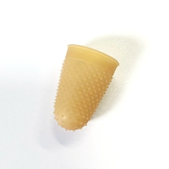 Желтый Силиконовые накладки на пальцы, инструмент для валяния иглой, желтые, 37x21 мм