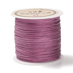 Rosa Viejo 50 cuerda de nudo chino de nailon de yardas, Cordón de nailon para joyería para hacer joyas., rosa viejo, 0.8 mm