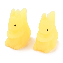 Yellow Squirrel Shape Stress Toy, Funny Fidget Sensory Toy, for Stress Anxiety Relief, Yellow, 29x20x37mm