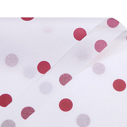 Красный 2 листы бумаги для упаковки подарков в горошек, прямоугольные, сложенный букет цветов украшение оберточной бумаги, красные, 700x500 мм