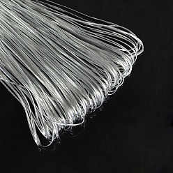 Plata Cordón de cuero de la PU, cordón de cuero de imitación, piso, plata, 2x1 mm, aproximadamente 103.89 yardas (95 m) / paquete