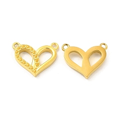 Real 14K Gold Plated Ion Plating(IP) 304 Stainless Steel Pendant Rhinestone Settings, Heart, Real 14K Gold Plated, Fit For 0.8mm Rhinestone, 12.5x15.5x2.7mm, Hole: 1.2mm