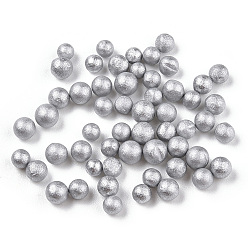 Silver Small Craft Foam Balls, Round, for DIY Wedding Holiday Crafts Making, Silver, 2.5~3.5mm